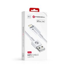 FORCELL cabel USB MFI for Lightning Apple Iphone 8-pin LC01 hinta ja tiedot | Puhelinkaapelit | hobbyhall.fi