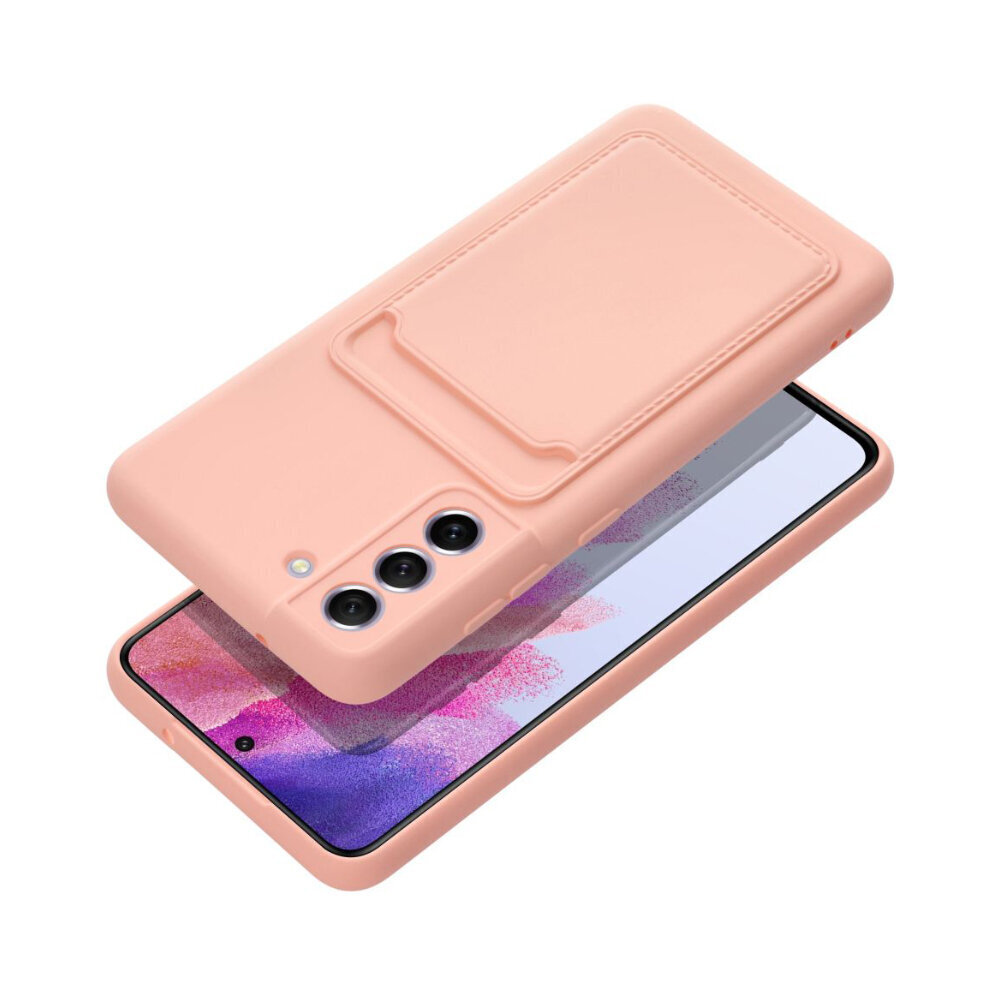 Samsung Galaxy S21 FE (6,4″) Forcell CARD suojakuori – Vaaleanpunainen hinta ja tiedot | Puhelimen kuoret ja kotelot | hobbyhall.fi
