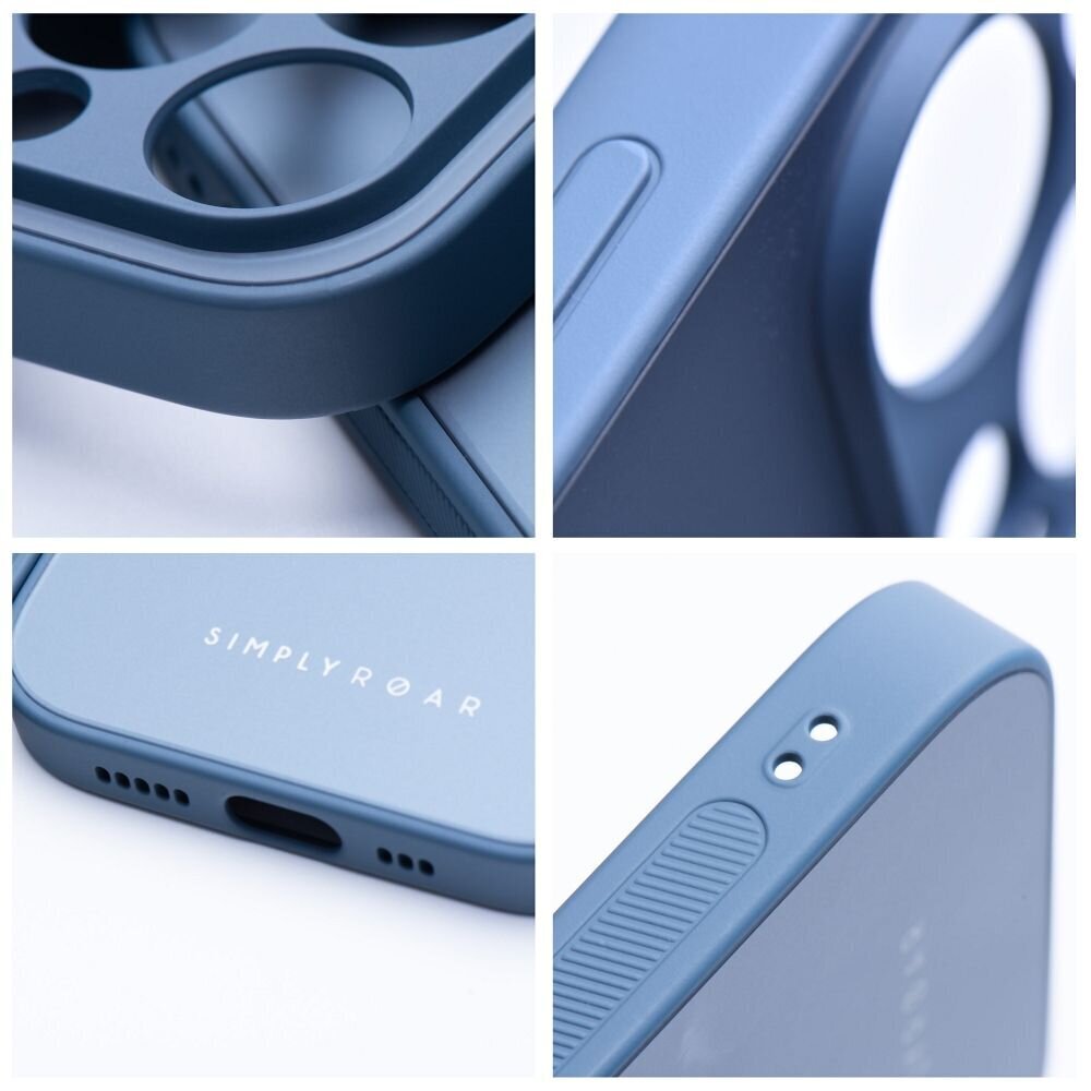 iPhone 13 Pro Max (6,7″) ROAR Matte Glass Suojakuori – Sininen hinta ja tiedot | Puhelimen kuoret ja kotelot | hobbyhall.fi