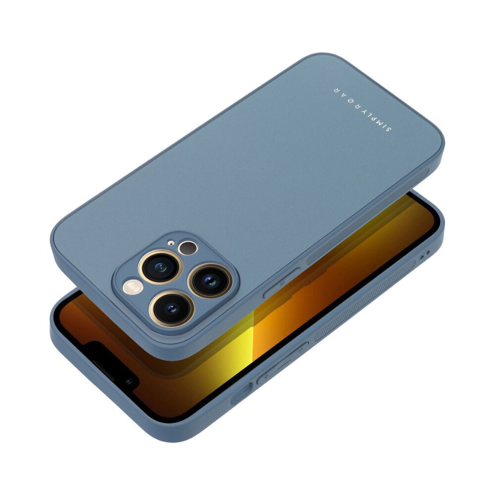 iPhone 13 Pro (6,1″) ROAR Matte Glass Suojakuori – Sininen hinta ja tiedot | Puhelimen kuoret ja kotelot | hobbyhall.fi
