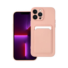 iPhone 14 Pro Max (6,7″) Forcell CARD Suojakuori – Vaaleanpunainen hinta ja tiedot | Puhelimen kuoret ja kotelot | hobbyhall.fi