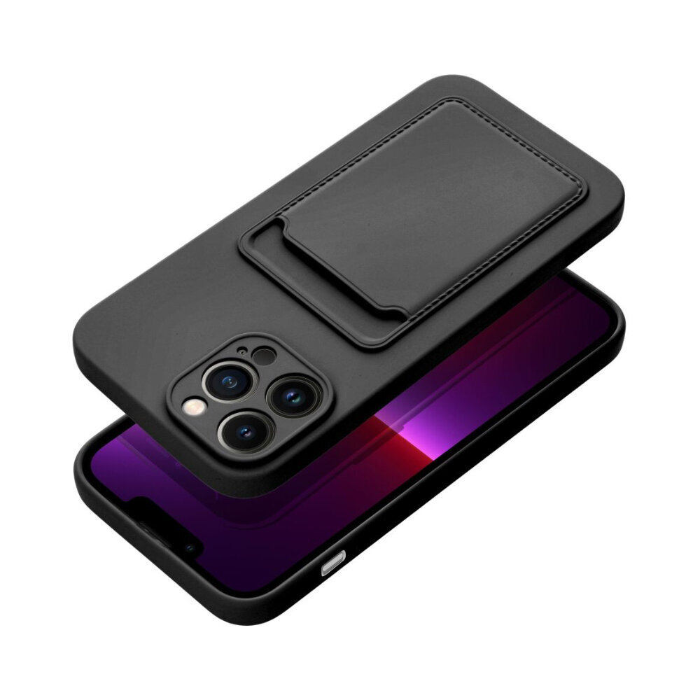 iPhone 14 Pro (6,1″) Forcell CARD Suojakuori – Musta hinta ja tiedot | Puhelimen kuoret ja kotelot | hobbyhall.fi