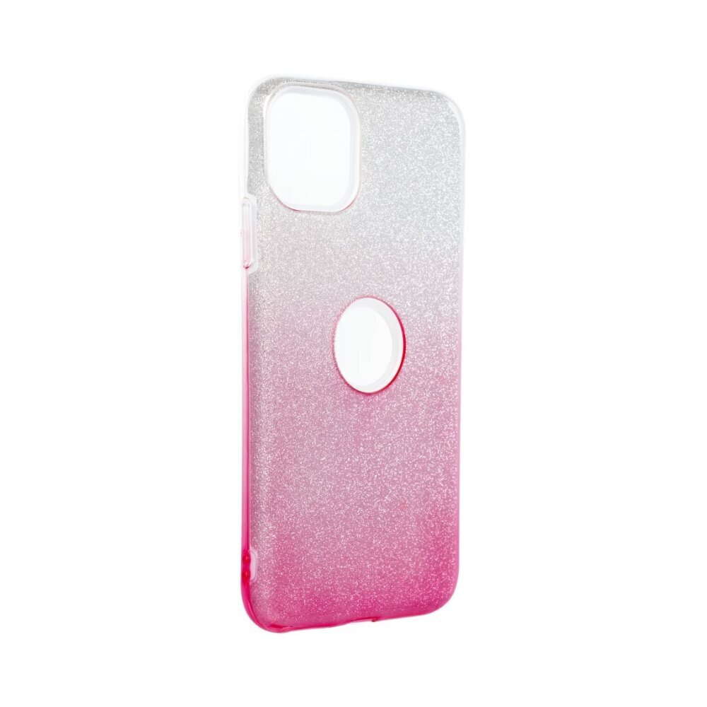 iPhone 14 Pro (6,1″) Forcell Shining Suojakuori – Hopea/Pinkki hinta ja tiedot | Puhelimen kuoret ja kotelot | hobbyhall.fi