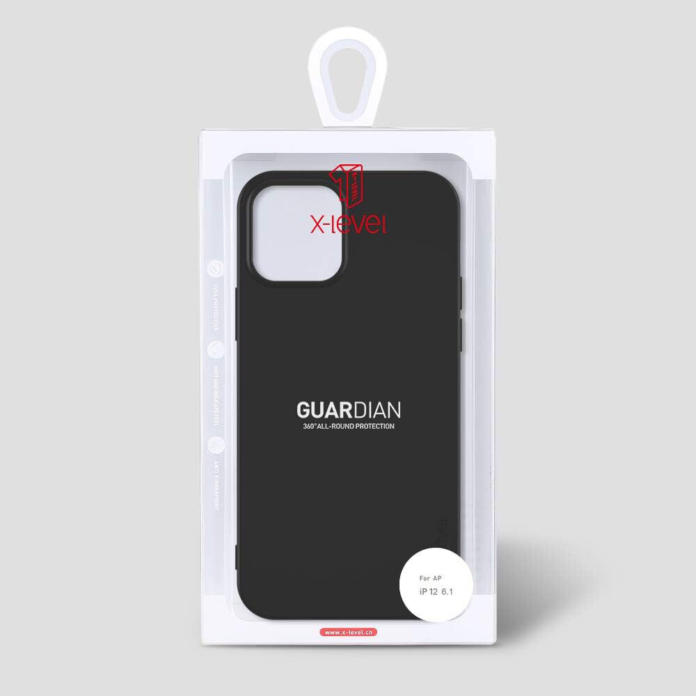 iPhone 12/12 Pro (6,1″) X-Level Guardian Suojakuori – Musta hinta ja tiedot | Puhelimen kuoret ja kotelot | hobbyhall.fi
