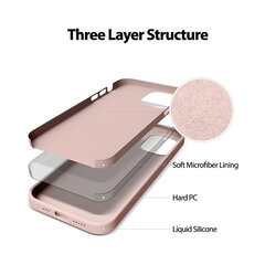 iPhone 14 Pro (6,1″) Mercury Goospery silikonikotelo – Pink Sand hinta ja tiedot | Puhelimen kuoret ja kotelot | hobbyhall.fi
