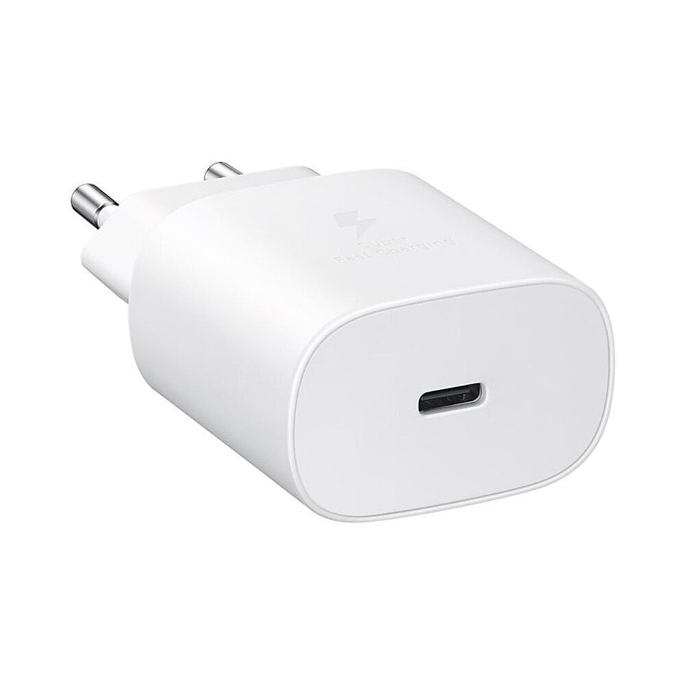 Samsung 25W USB-C Fast Charging seinälaturi (valkoinen) hinta ja tiedot | Puhelimen laturit | hobbyhall.fi