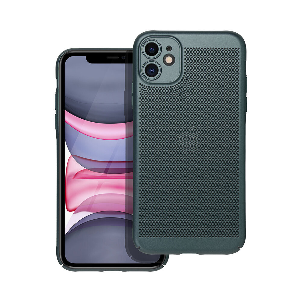 iPhone 11 (6,1″) BREEZY kotelo – Vihreä hinta ja tiedot | Puhelimen kuoret ja kotelot | hobbyhall.fi