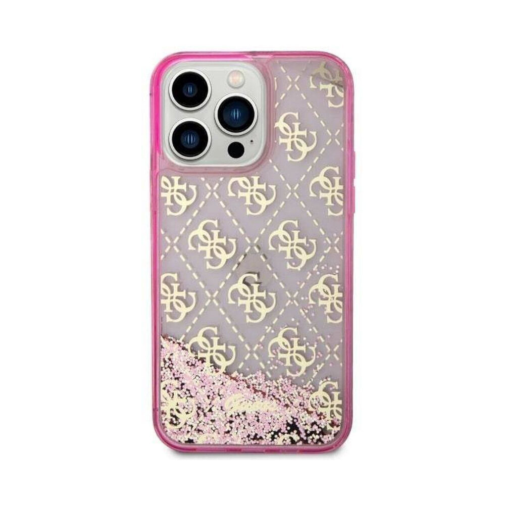 iPhone 14 Pro Max (6,7″) Alkuperäinen GUESS Liquid Glitter 4G -kotelo – Vaaleanpunainen hinta ja tiedot | Puhelimen kuoret ja kotelot | hobbyhall.fi