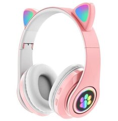 Bluetooth-kuulokkeet kissakorvilla ja valaistuksella Perf XT-39 hinta ja tiedot | Kuulokkeet | hobbyhall.fi