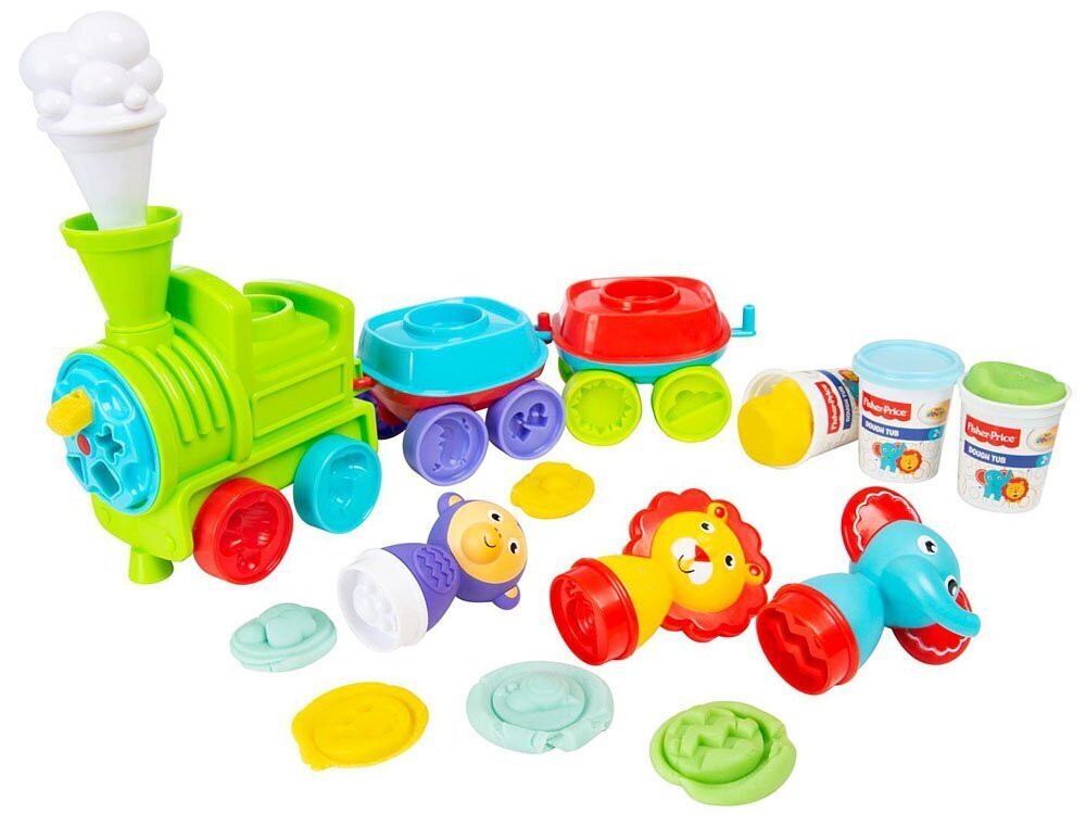 Luova juna muovailuvahalla, Fisher Price hinta ja tiedot | Kehittävät lelut | hobbyhall.fi