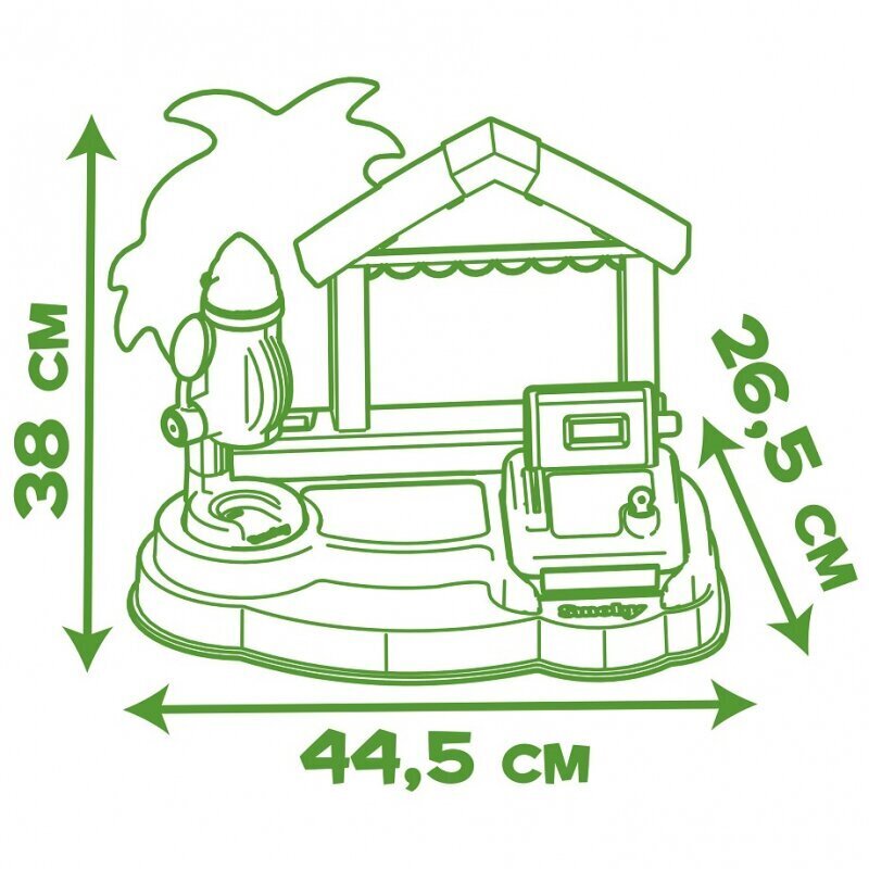 Rantabaari, jossa on kassakone, Smoby hinta ja tiedot | Tyttöjen lelut | hobbyhall.fi