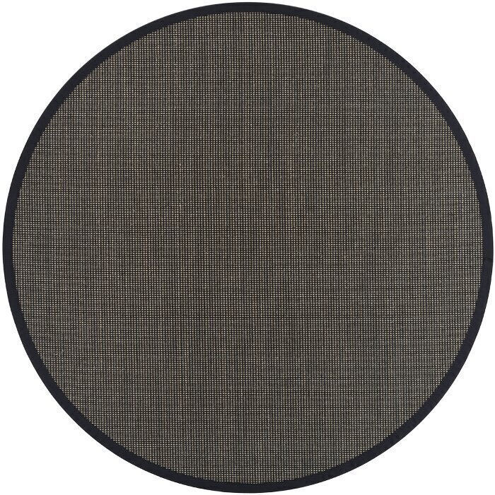 Narma Livos -sisalWeave™ sileäksi kudottu matto, musta/ruskea, 80 x 300 cm hinta ja tiedot | Isot matot | hobbyhall.fi