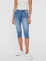 Vero Moda naisten Capri-farkut 10228574*01, vaaleansininen hinta ja tiedot | Naisten farkut | hobbyhall.fi