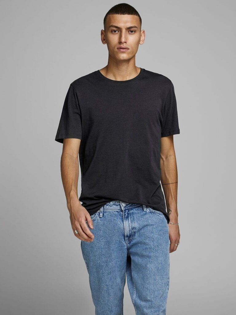 JACK & JONES T-paita miehille 12156101*06, musta hinta ja tiedot | Miesten T-paidat | hobbyhall.fi