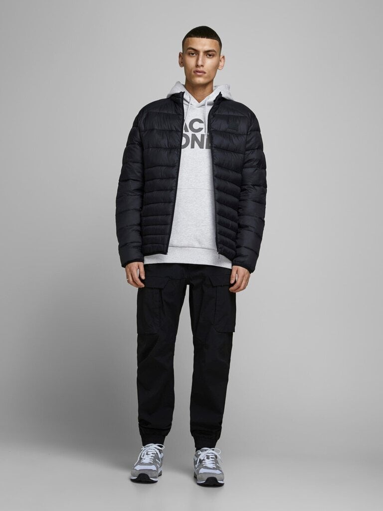 Jack & Jones miesten collegepaita 12152840*03, vaaleanharmaa hinta ja tiedot | Miesten puserot ja hupparit | hobbyhall.fi