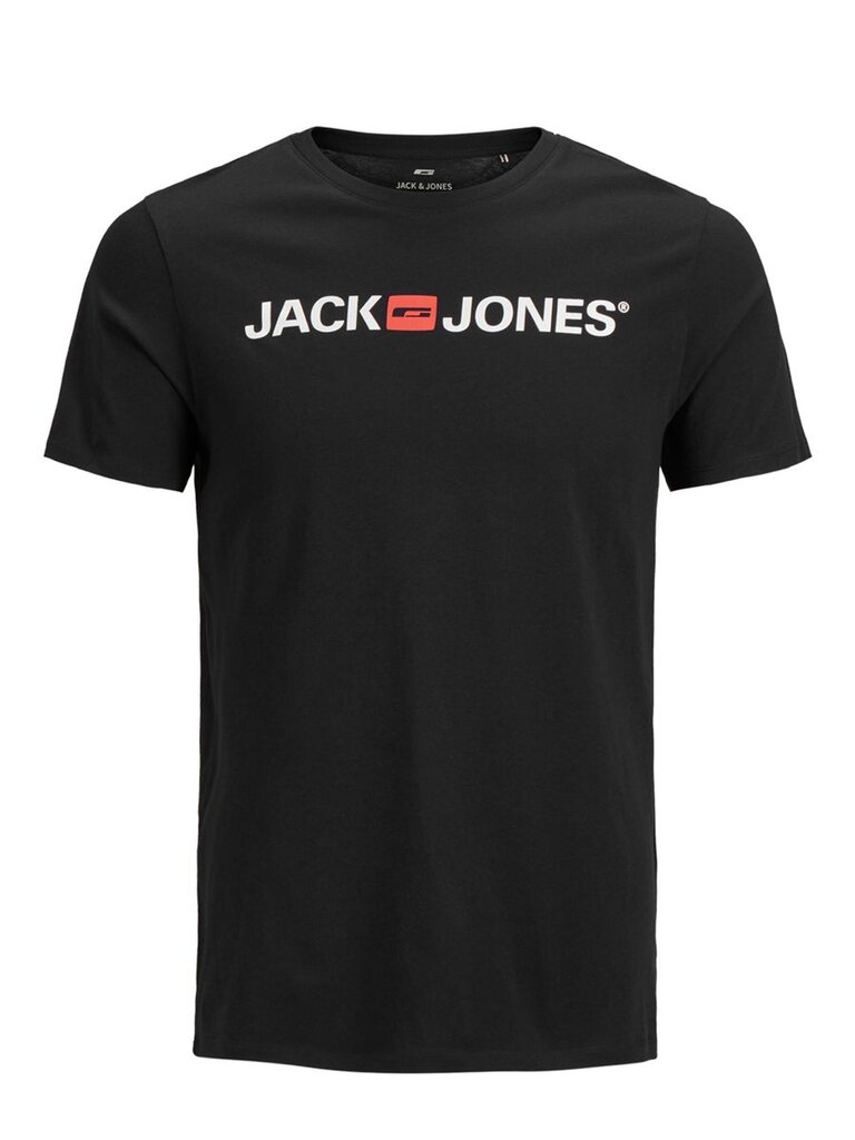 JACK & JONES miesten t-paita 12184987*03, musta hinta ja tiedot | Miesten T-paidat | hobbyhall.fi