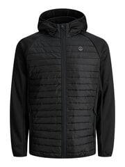 JACK & JONES MIESTEN TAKKI 12182318*01, musta hinta ja tiedot | Miesten ulkoilutakit | hobbyhall.fi