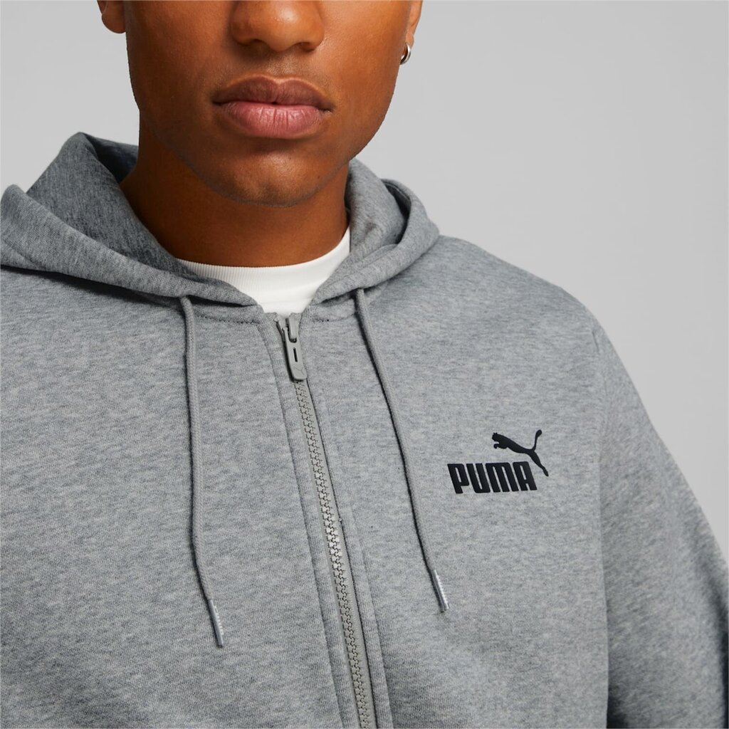 Puma Essentials+ miesten collegepaita 670270*03, harmaa hinta ja tiedot | Miesten puserot ja hupparit | hobbyhall.fi