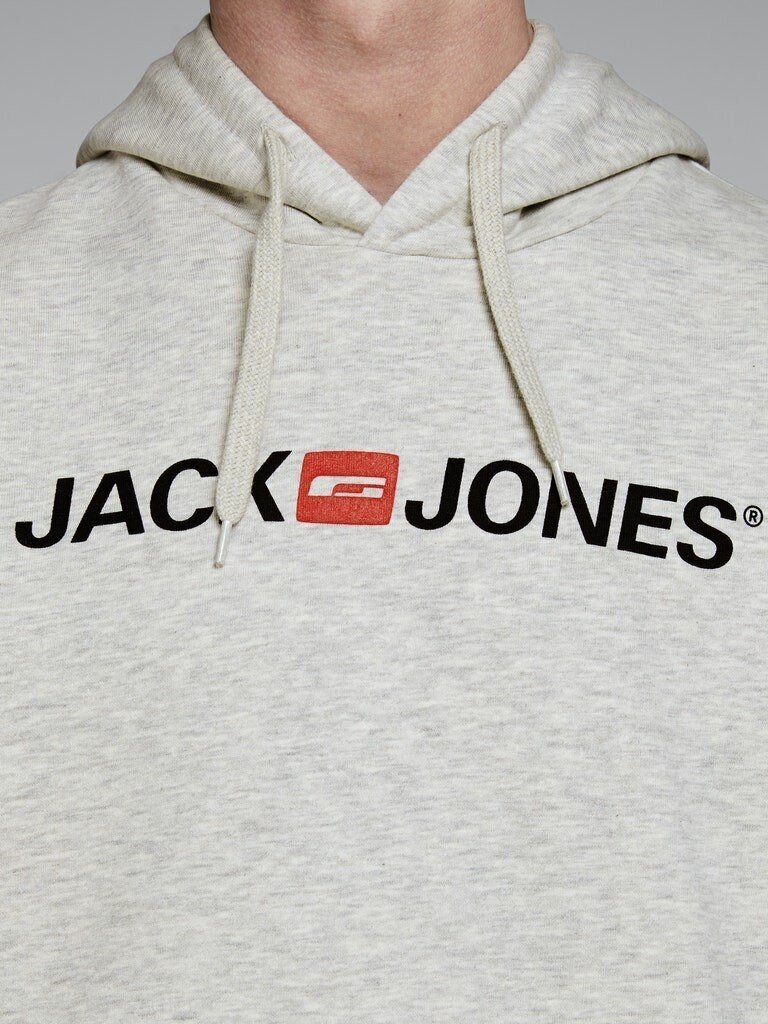 Jack & Jones miesten collegepaita 12137054*02, vaaleanharmaa hinta ja tiedot | Miesten puserot ja hupparit | hobbyhall.fi