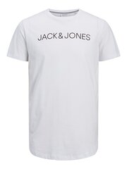 JACK & JONES MIESTEN T-PAITA 12211362*03, valkoinen hinta ja tiedot | Miesten T-paidat | hobbyhall.fi