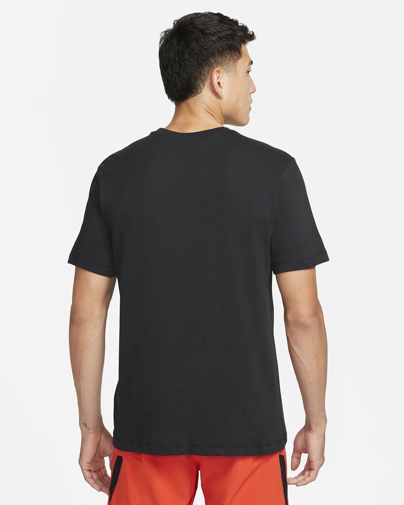 Niken miesten t-paita DX0969*010, musta/oranssi hinta ja tiedot | Miesten T-paidat | hobbyhall.fi
