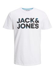 Jack & Jones miesten t-paita 12221930*03, valkoinen hinta ja tiedot | Miesten T-paidat | hobbyhall.fi