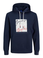 Jack & Jones miesten collegepaita 12238143*02, tummansininen hinta ja tiedot | Miesten puserot ja hupparit | hobbyhall.fi