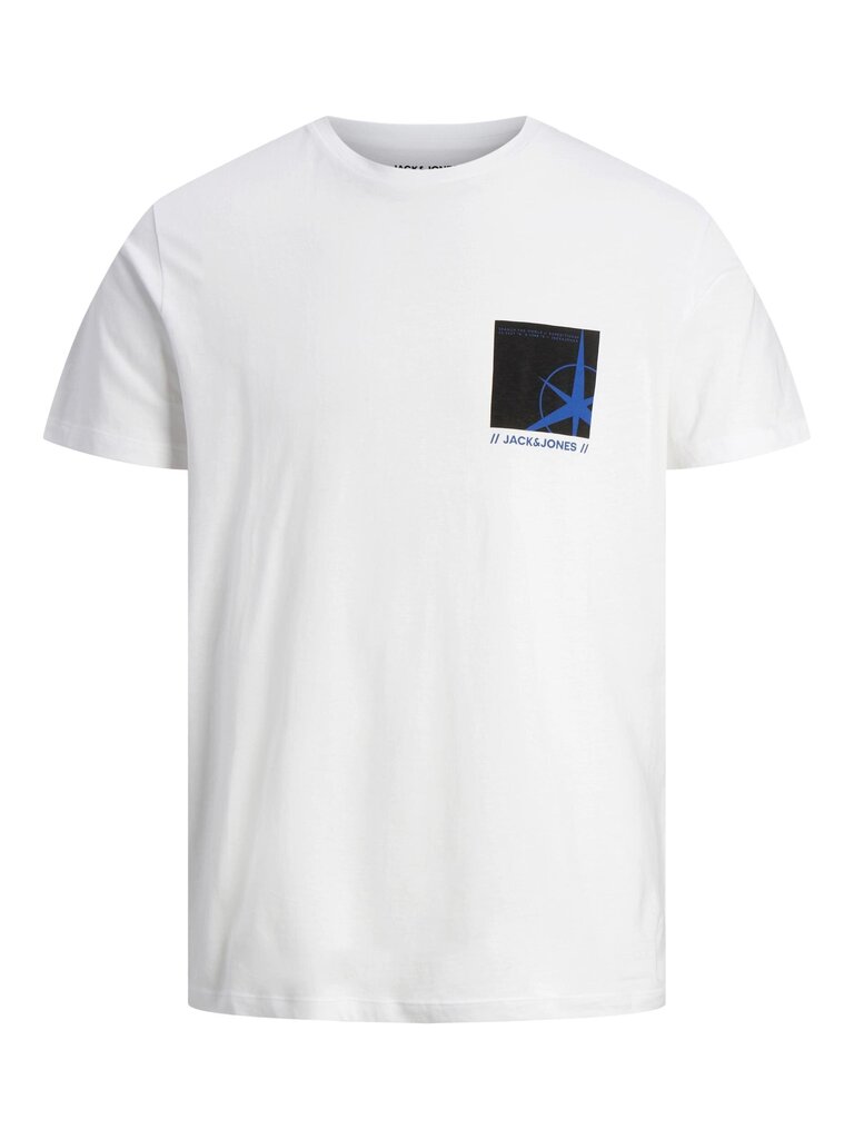 Jack & Jones miesten t-paita 12232328*04, valkoinen hinta ja tiedot | Miesten T-paidat | hobbyhall.fi