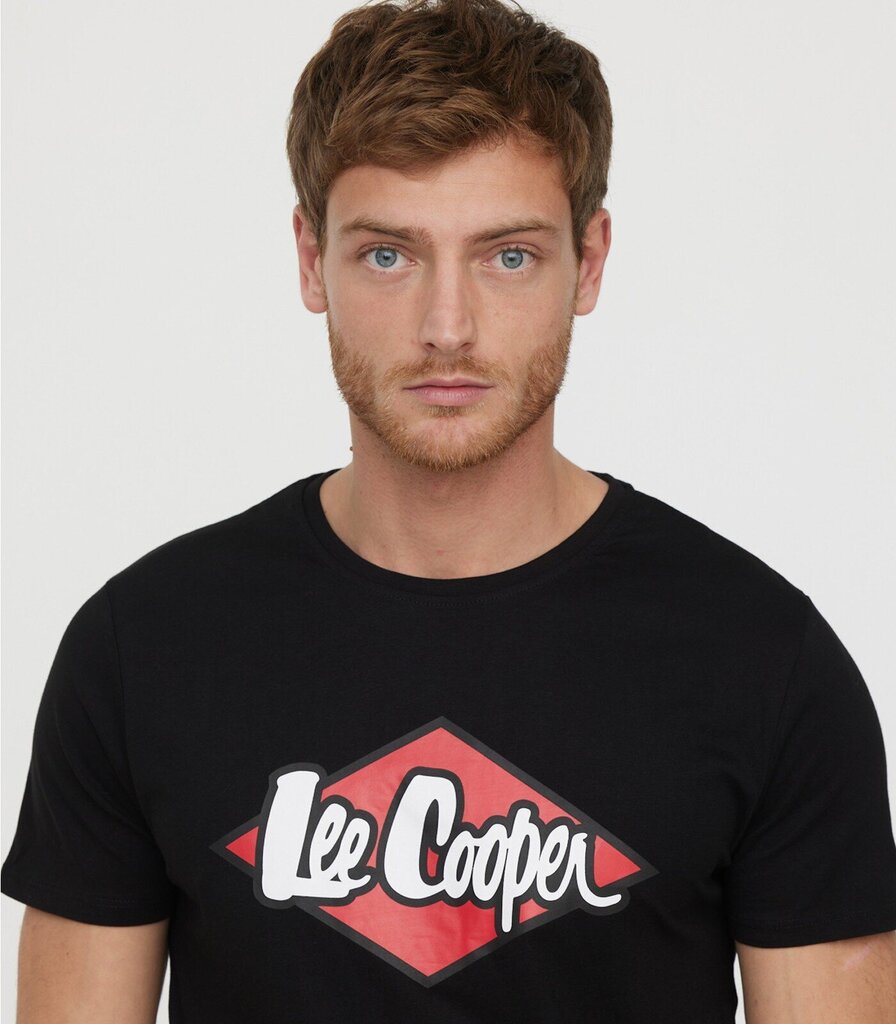 Lee Cooper miesten T-paita AZZIK*02, musta hinta ja tiedot | Miesten T-paidat | hobbyhall.fi