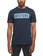 mustaang miesten t-paita 1013520*5330, sininen hinta ja tiedot | Miesten T-paidat | hobbyhall.fi