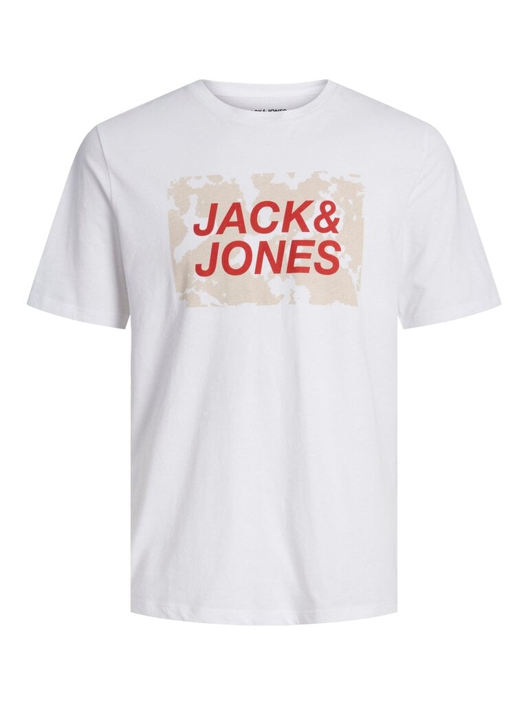 Jack & Jones miesten t-paita 12232356*04, valkoinen hinta ja tiedot | Miesten T-paidat | hobbyhall.fi
