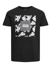 Jack & Jones miesten t-paita 12224165*01, musta hinta ja tiedot | Miesten T-paidat | hobbyhall.fi