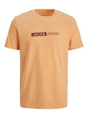 Jack & Jones miesten t-paita 12221946*03, persikka/pump hinta ja tiedot | Miesten T-paidat | hobbyhall.fi