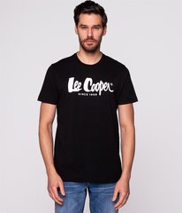 Lee Cooper miesten t-paita HERO7*02, musta/valkoinen hinta ja tiedot | Miesten T-paidat | hobbyhall.fi