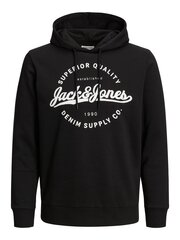 Jack & Jones miesten collegepaita 12236185*02, musta hinta ja tiedot | Miesten puserot ja hupparit | hobbyhall.fi