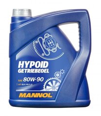 Mannol Hypoid Getriebeoel SAE 80W-90 GL-5 -vaihteistoöljy, 4 L hinta ja tiedot | Voiteluöljyt ja -nesteet | hobbyhall.fi