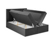 Mazzini Beds Yucca -sänkypaketti, 160 x 200 cm, tummanharmaa hinta ja tiedot | Sängyt | hobbyhall.fi