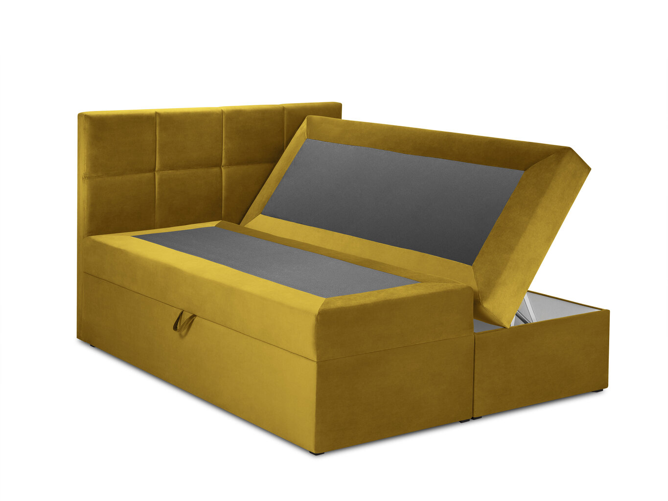 Mazzini sofas Afra -sänkypaketti, 160 x 200 cm, keltainen hinta ja tiedot | Sängyt | hobbyhall.fi