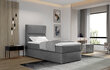 Sänky NORE Arco 11, 90x200 cm, harmaa hinta ja tiedot | Sängyt | hobbyhall.fi