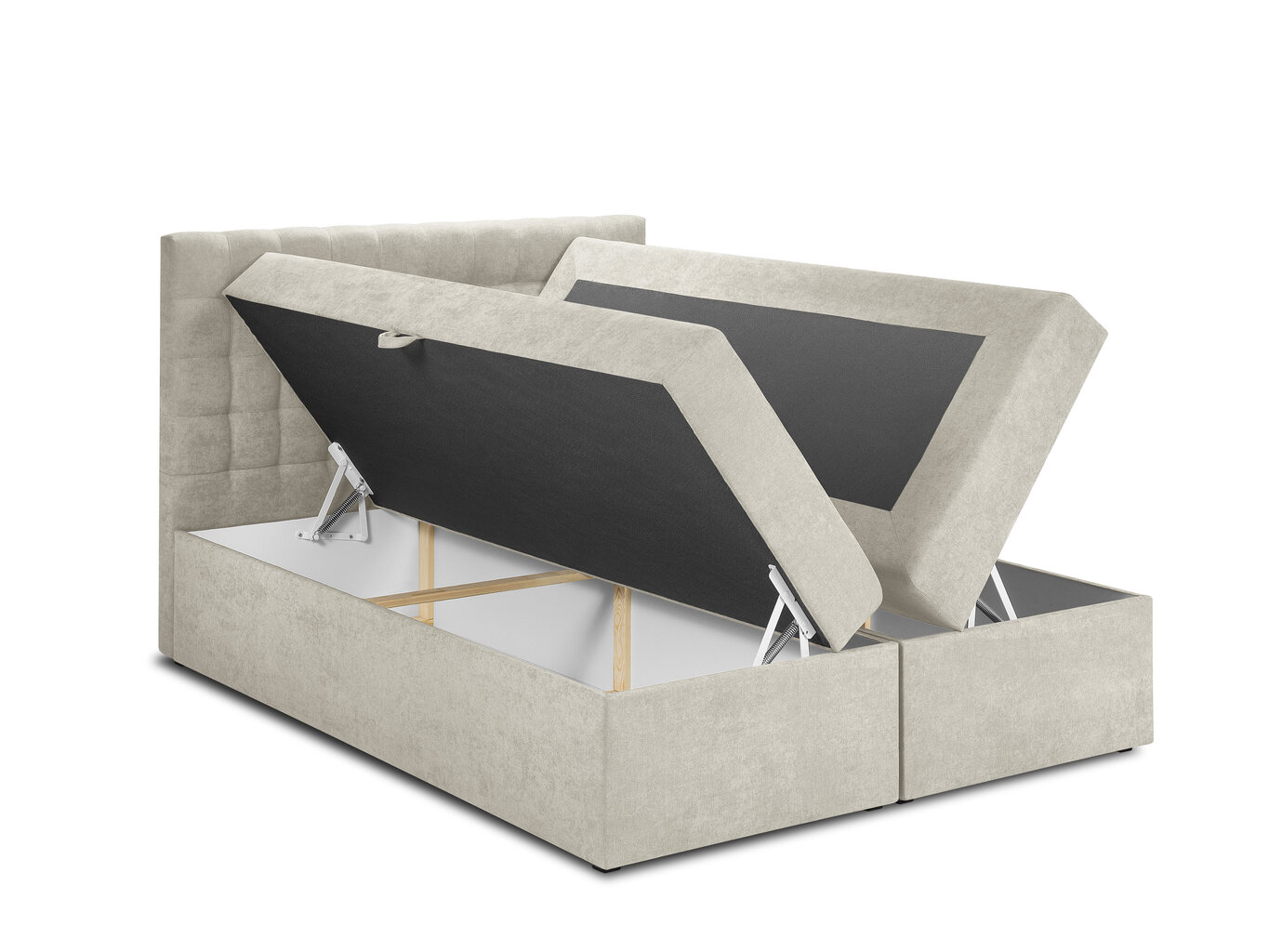 Mazzini Beds Jade -sänkypaketti, 160 x 200 cm, beige hinta ja tiedot | Sängyt | hobbyhall.fi