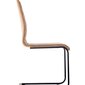 4 tuolin sarja K265, musta/tammi hinta ja tiedot | Ruokapöydän tuolit | hobbyhall.fi