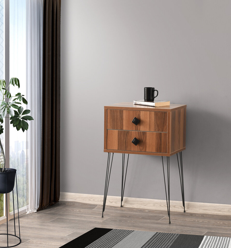 Pöytä Kalune Design Melinos, ruskea hinta ja tiedot | Sohvapöydät | hobbyhall.fi