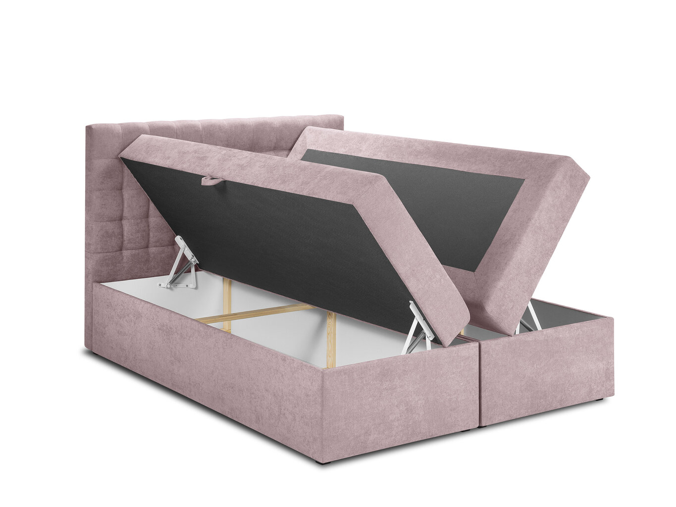 Mazzini Beds Jade -sänkypaketti, 180 x 200 cm, vaaleanpunainen hinta ja tiedot | Sängyt | hobbyhall.fi