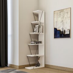 Hylly Kalune Design Bookshelf 854, valkoinen/musta hinta ja tiedot | Hyllyt | hobbyhall.fi