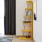 Hylly Kalune Design Bookshelf 854, keltainen/musta hinta ja tiedot | Hyllyt | hobbyhall.fi