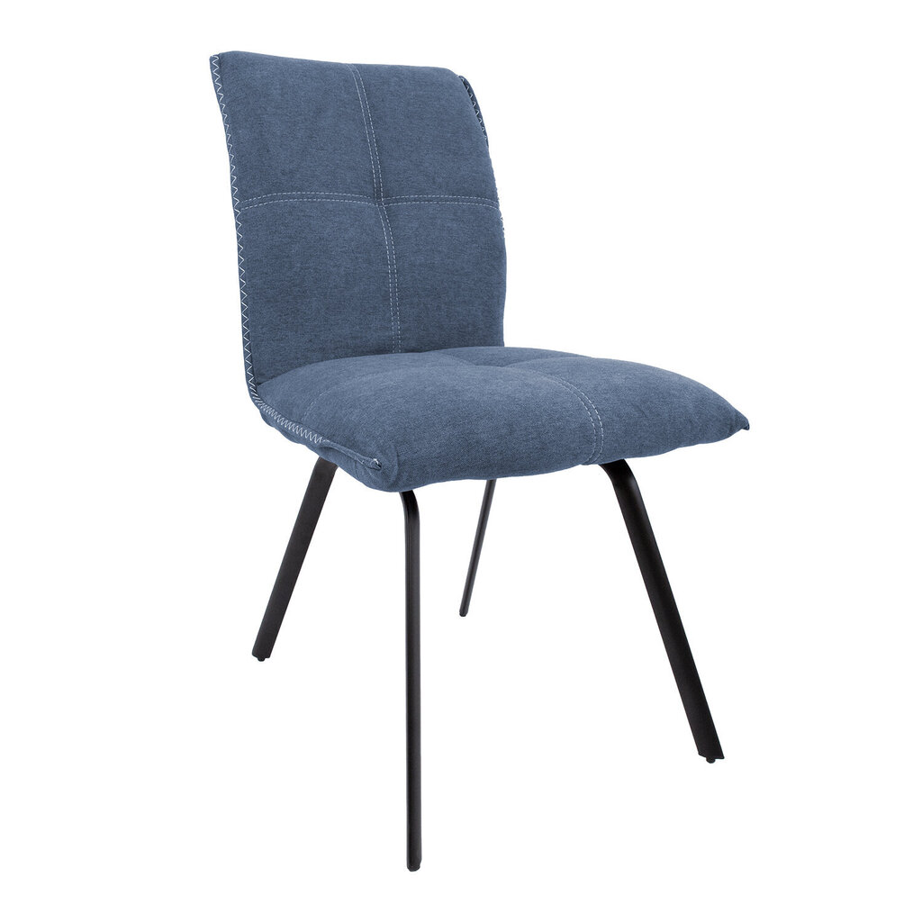 Tuoli EDDY 50x56xH89cm, harmaa-sininen hinta ja tiedot | Ruokapöydän tuolit | hobbyhall.fi