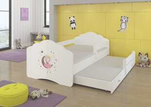 Lasten sänky Casimo II Barrier Sleeping Princess 160 x 80 cm + patja hinta ja tiedot | Lastensängyt | hobbyhall.fi