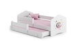 Lasten sänky Casimo II Barrier Sleeping Princess 160 x 80 cm + patja hinta ja tiedot | Lastensängyt | hobbyhall.fi