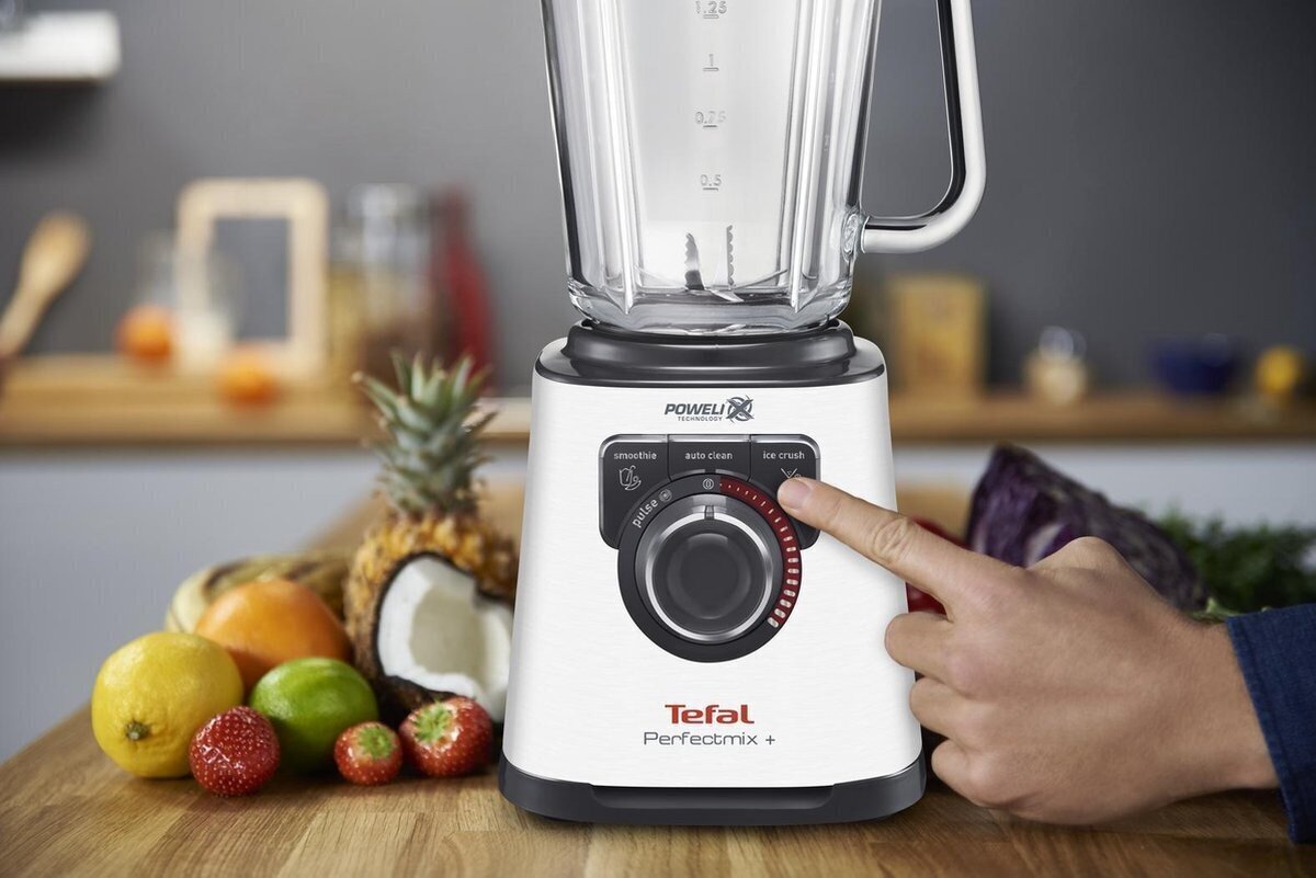 Tehosekoitin Tefal BL811D38, 1200 W, valkoinen hinta ja tiedot | Tehosekoittimet | hobbyhall.fi