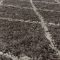 Matto Ayyildiz Shaggy Alvor Taupe 3401, pyöreä, 160x160 cm hinta ja tiedot | Isot matot | hobbyhall.fi